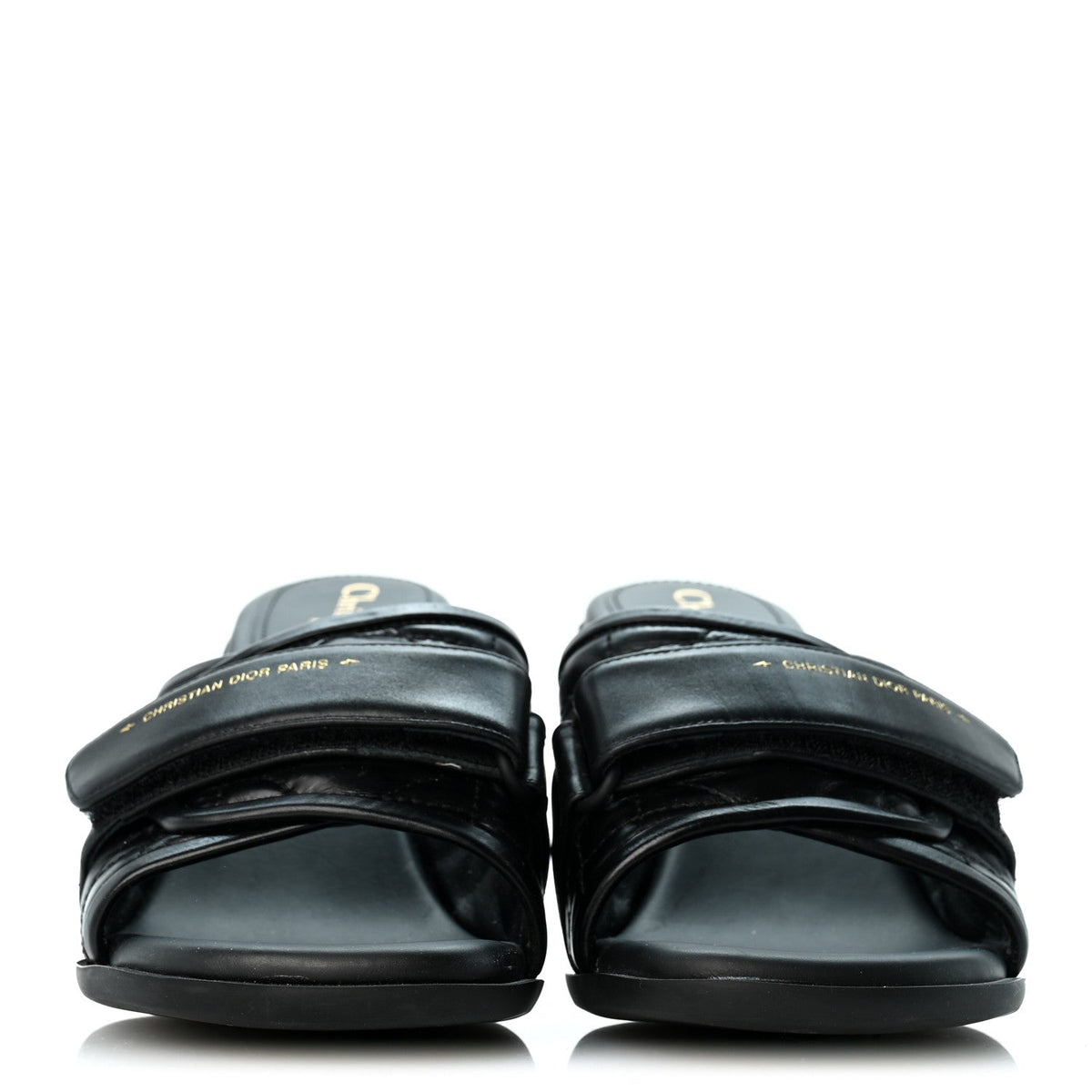 Dior - Calfskin Cannage Quilted Dio(r)evolution 80mm Slide Sandals
