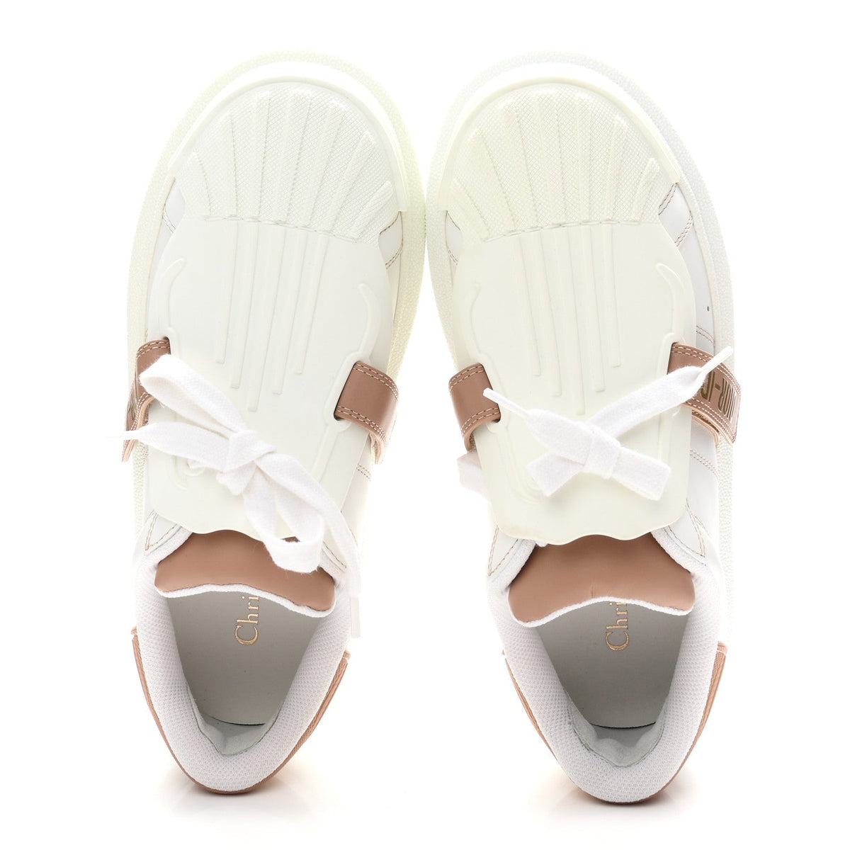 Dior - Calfskin Bi-Color Dior-ID Platform Sneakers