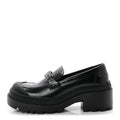 Dior - Brushed Calfskin Rubber Dior Code Cap Toe Lug Sole 35mm Loafers