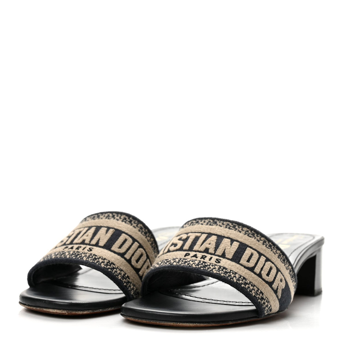 Dior - Cotton Embroidered Dway 40mm Slide Sandals