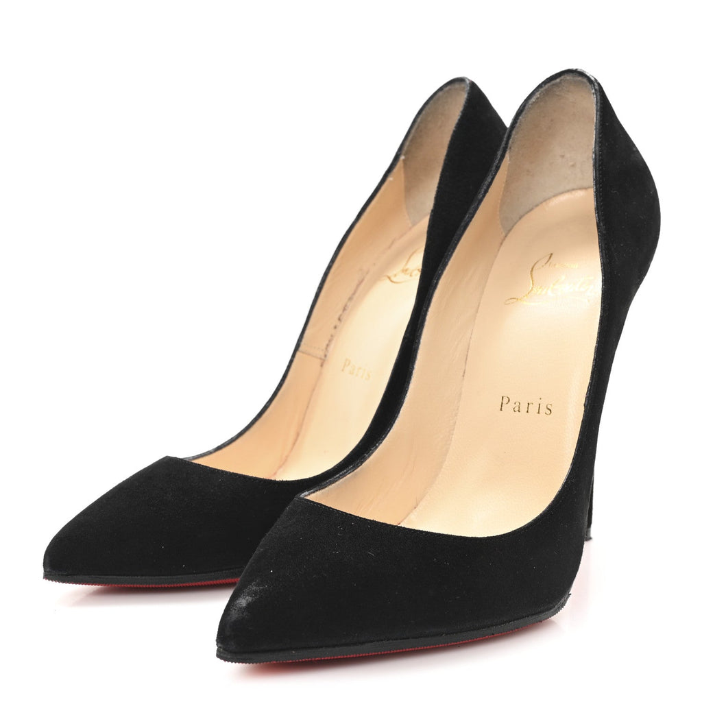 Christian Louboutin - Suede Pigalle Follies 120 Pumps