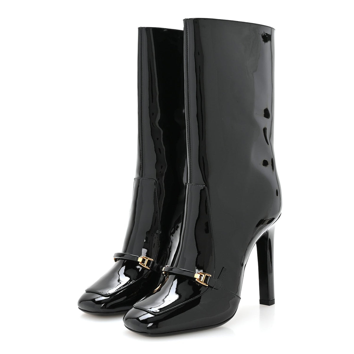Saint Laurent - Vernice Grupy Lala 105 Boots