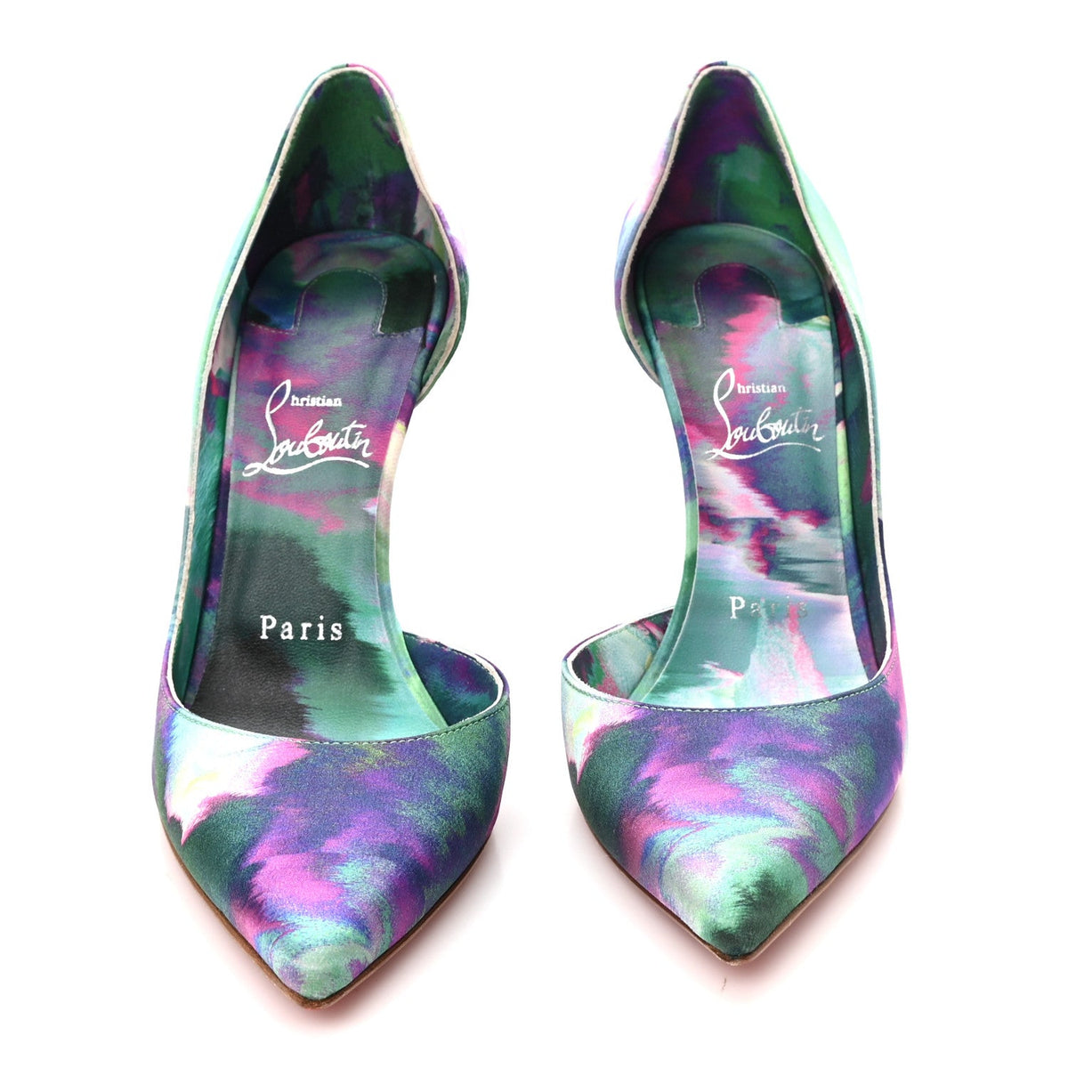Christian Louboutin - Satin Melancholia Iriza 100 Pumps