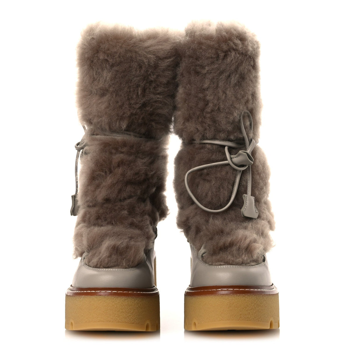 Hermès - Shearling Calfskin Latitude 30 Ankle Boots