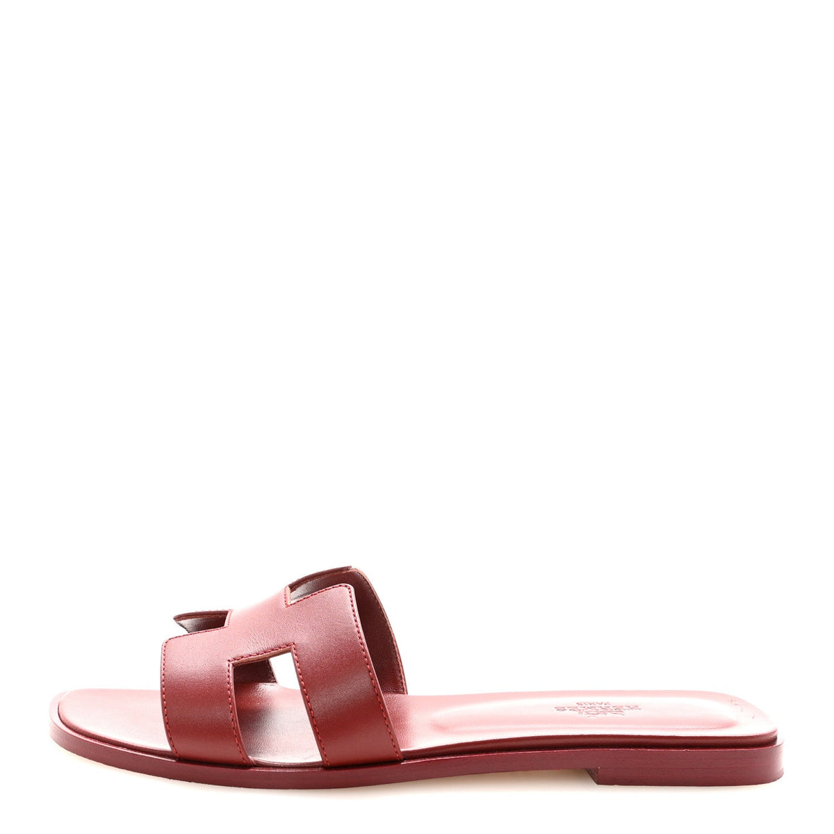 Hermès - Box Calfskin Oran Sandals