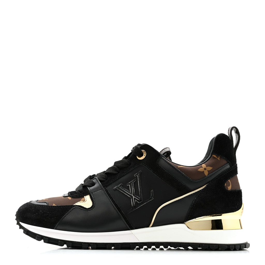Louis Vuitton - Suede Calfskin Recycled Monogram Nylon Run Away Sneakers