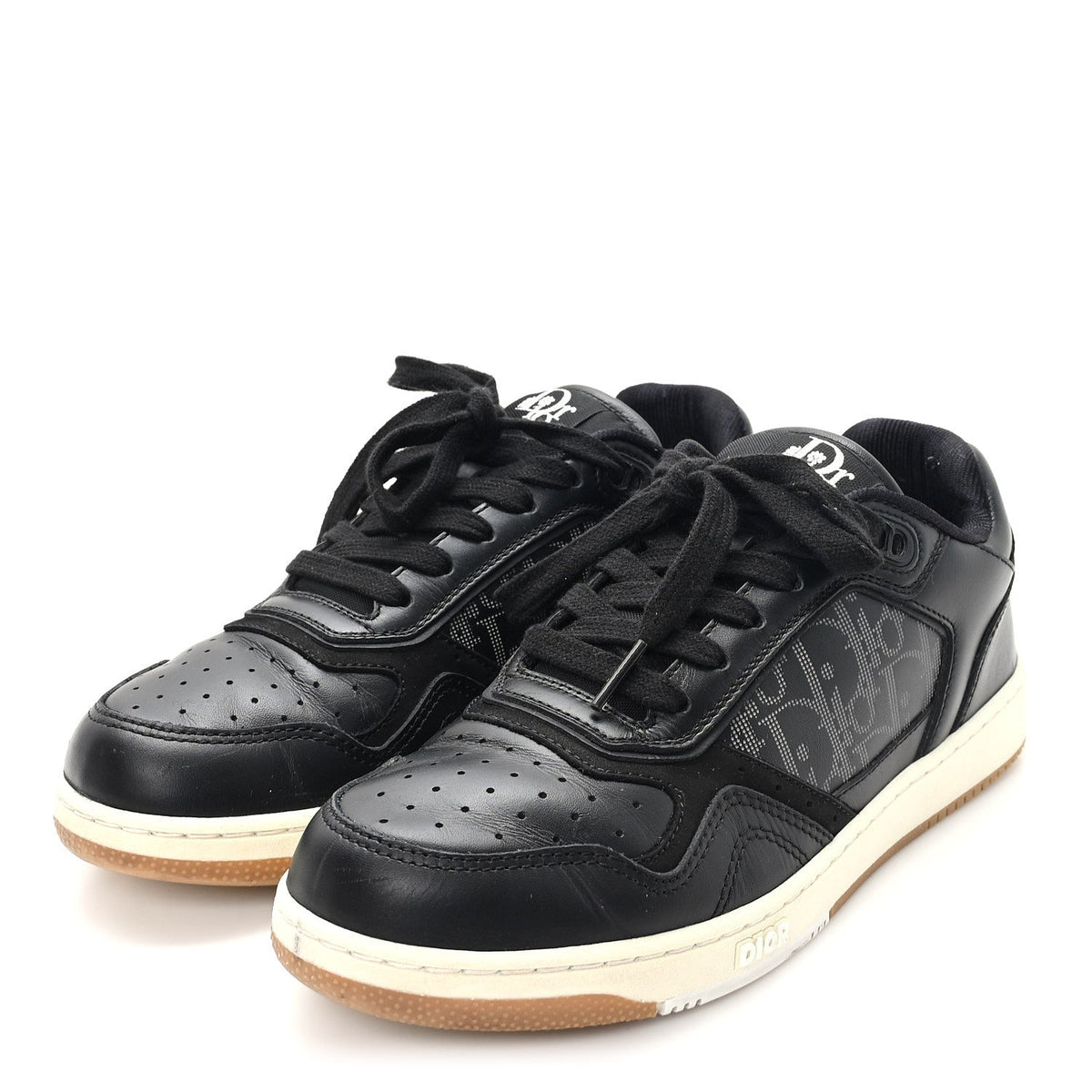 Dior - Smooth Calfskin Oblique Perforated B27 Low Top Sneakers