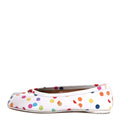 Maison Margiela - Coated Canvas Confetti Printed Tabi New Ballerina Flats