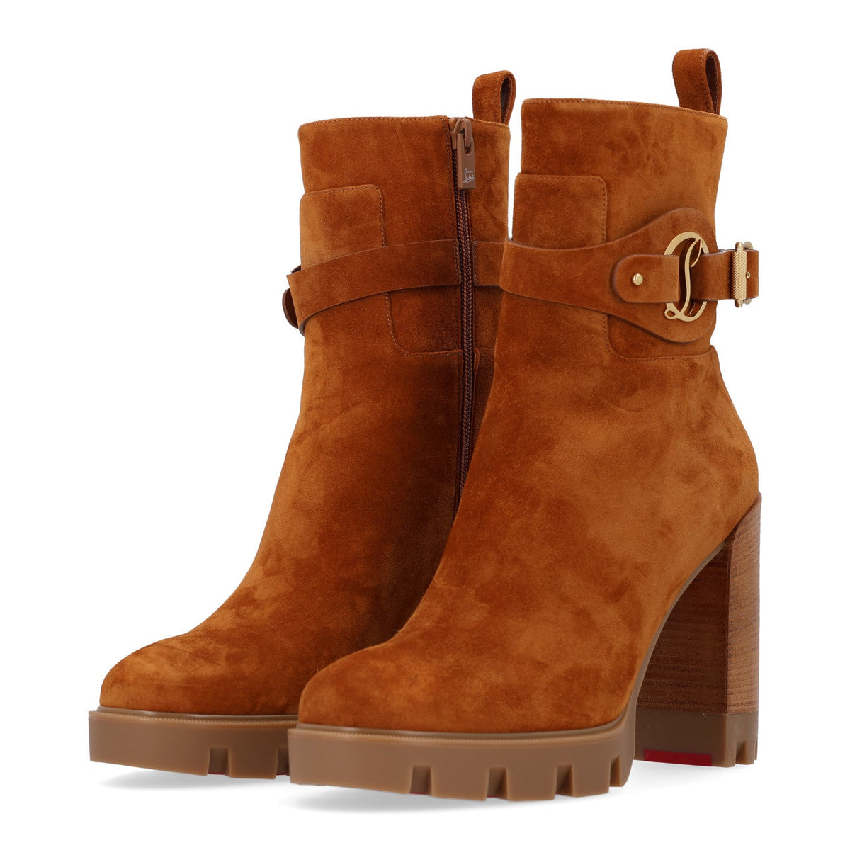 Christian Louboutin - Veau Velours Dianouchette Lug Chelsea 100 Boots