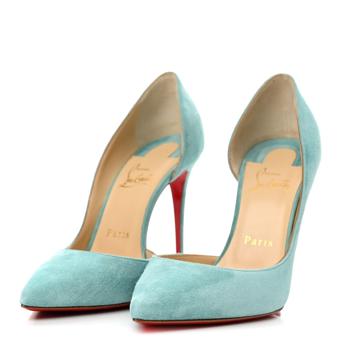 Christian Louboutin - Suede Iriza 100 Pumps