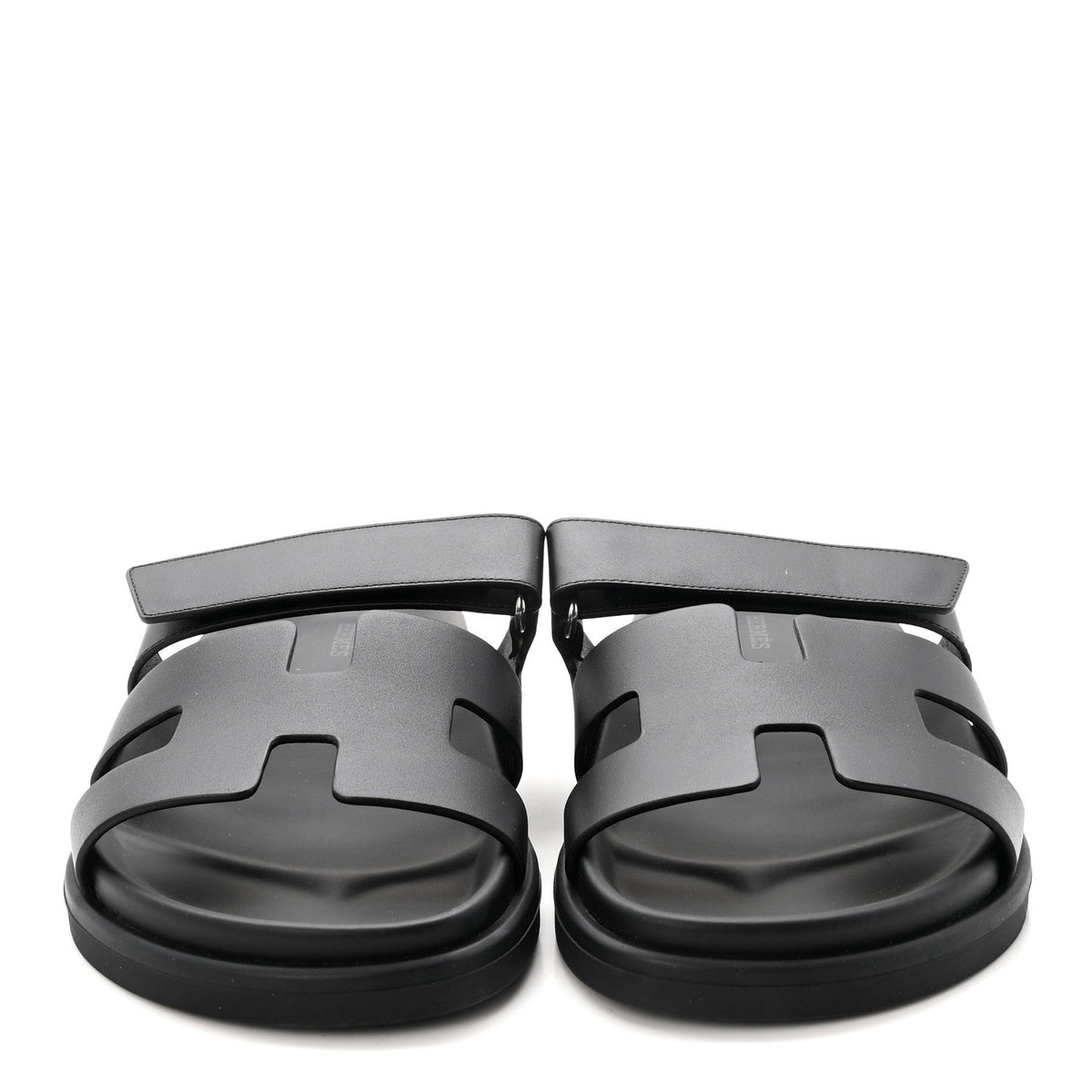 Hermès - Calfskin Chypre Sandals