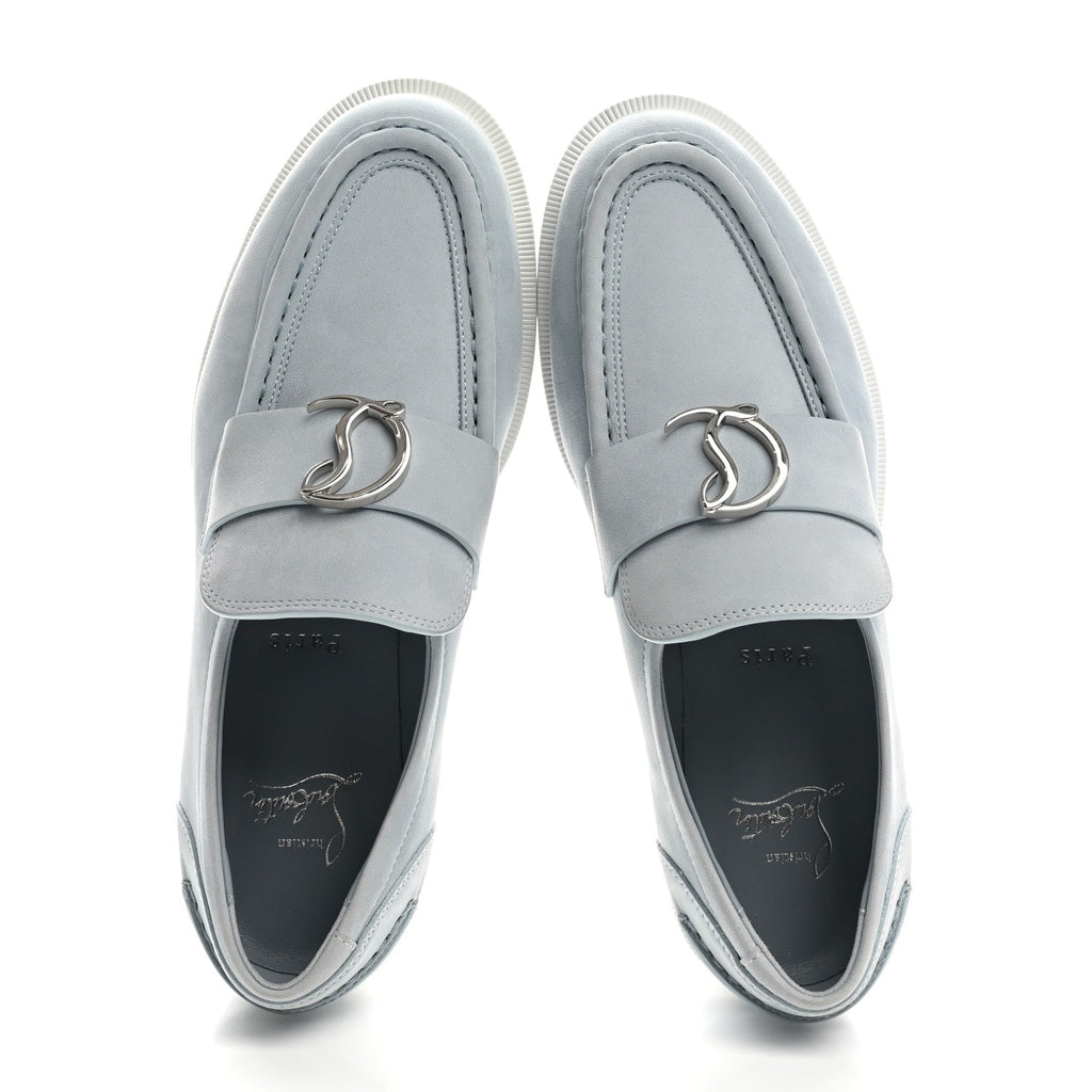 Christian Louboutin - Nubuck CL Moc Lug Flat Loafers