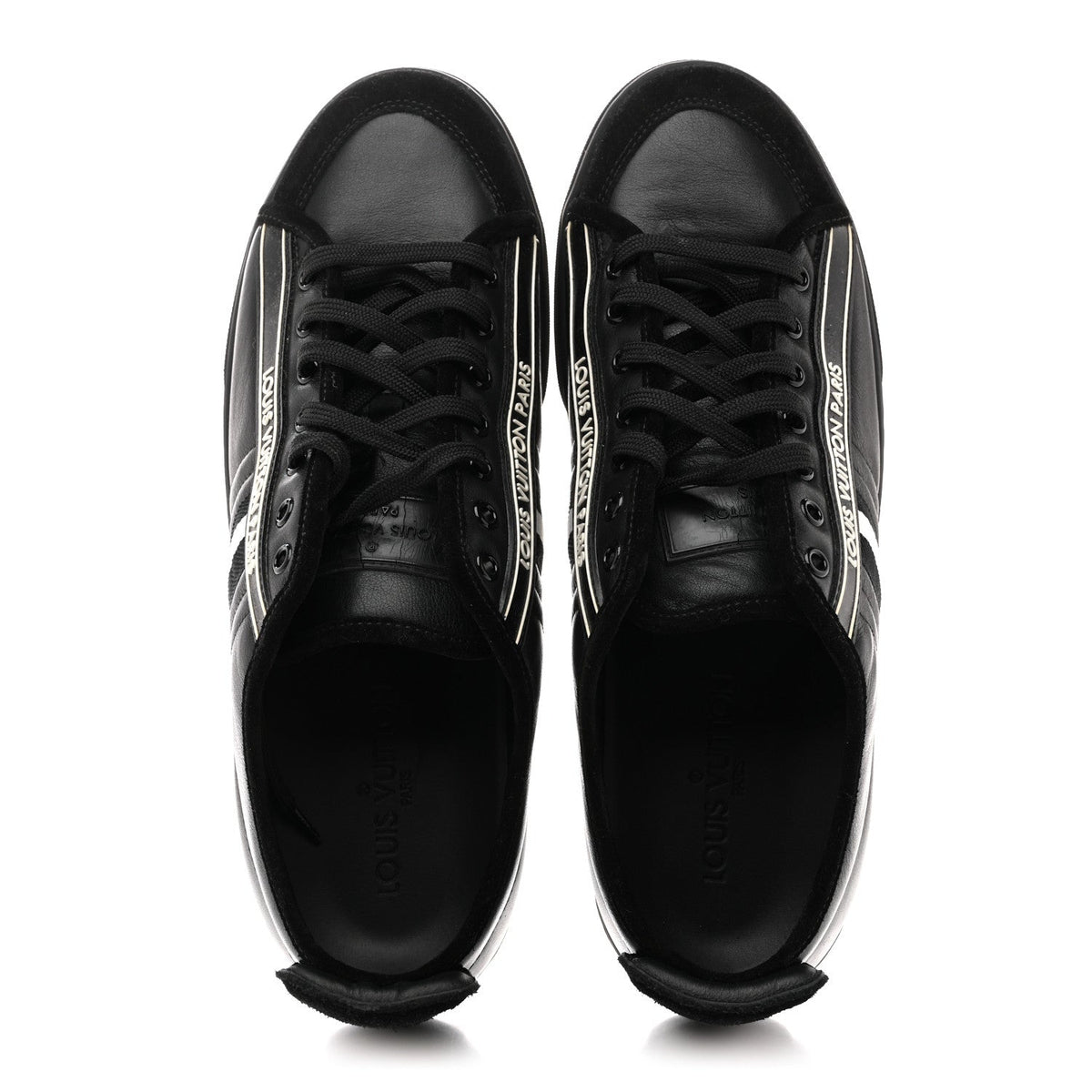 Louis Vuitton - Calfskin Cosmos Sneakers 8 Black