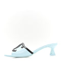 Chanel - Lambskin CC Cutout Mules