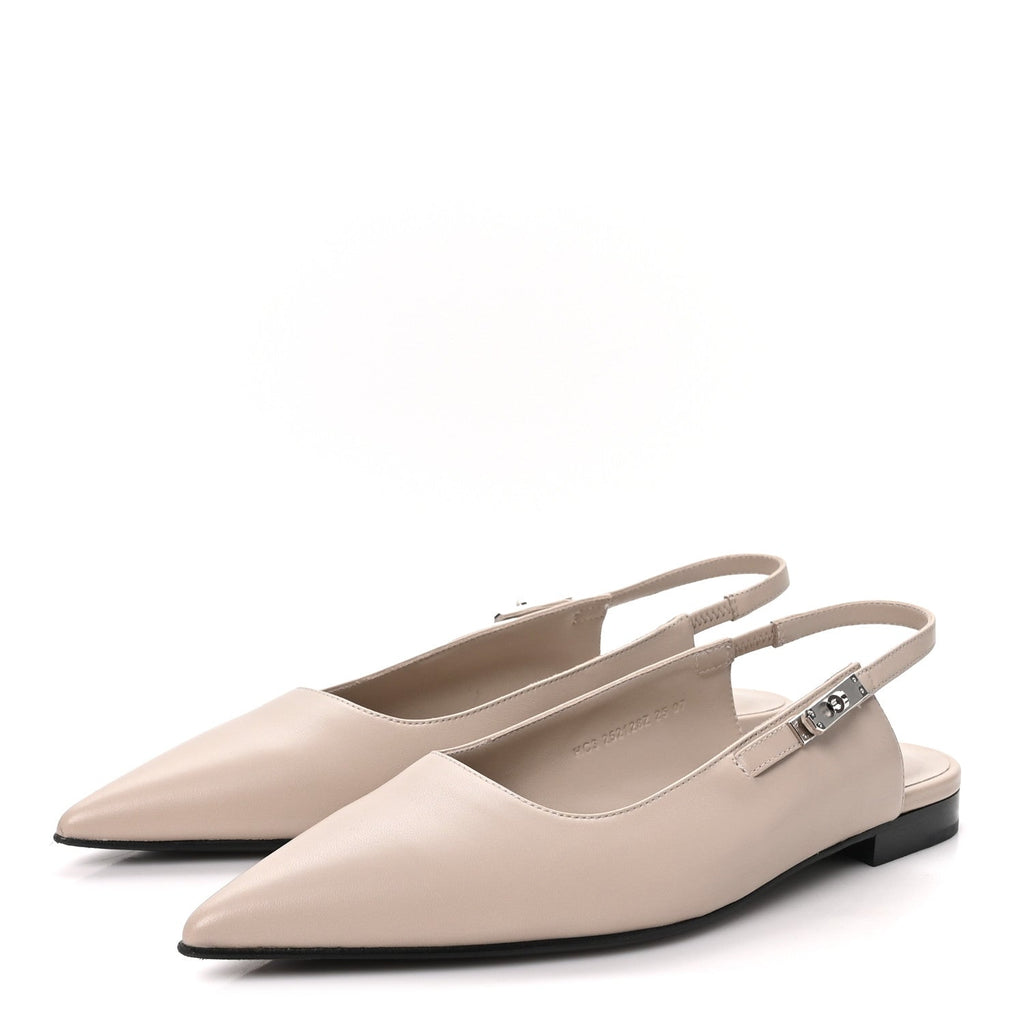 Hermès - Nappa Lovely Slingback Flats
