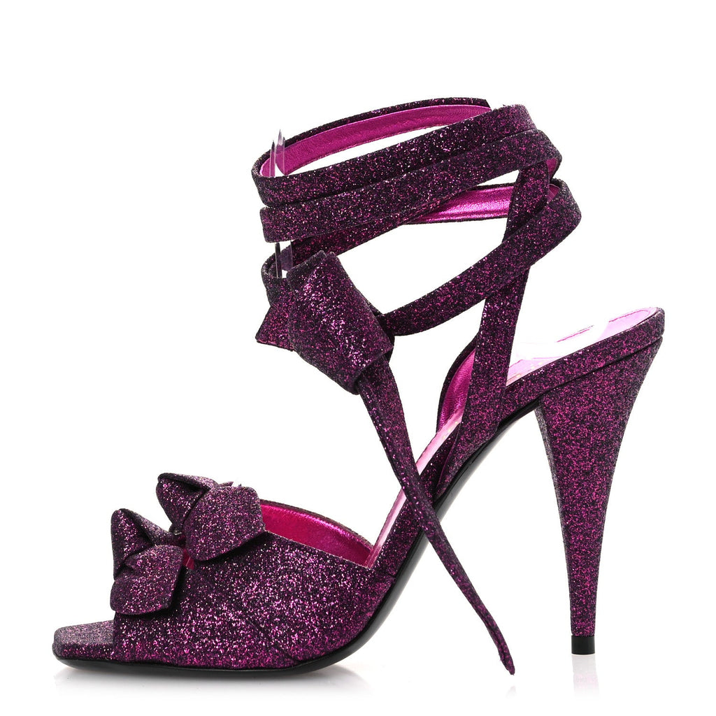 Saint Laurent - Bright Hasar Kiki 100 Ankle Strap Sandals