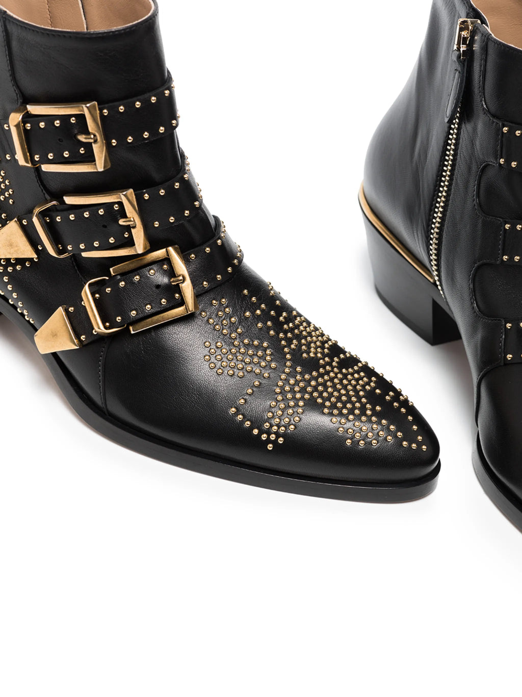 Chloé - Susanna Studded Buckle Boots