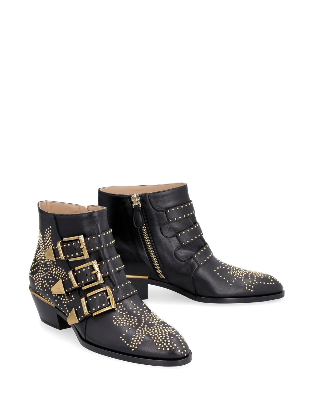 Chloé - Susanna Studded Buckle Boots