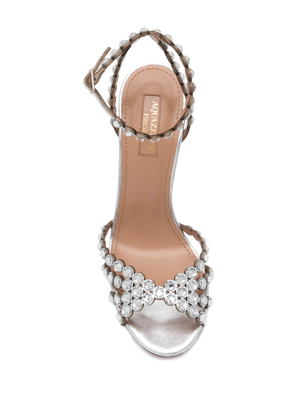 Aquazzura - Tequila 105mm Crystal Embellished Sandals