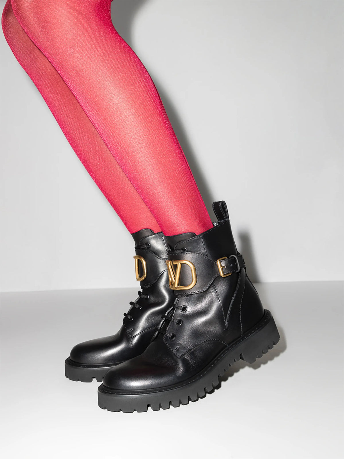 Valentino - 45mm VLogo Signature Combat Boots