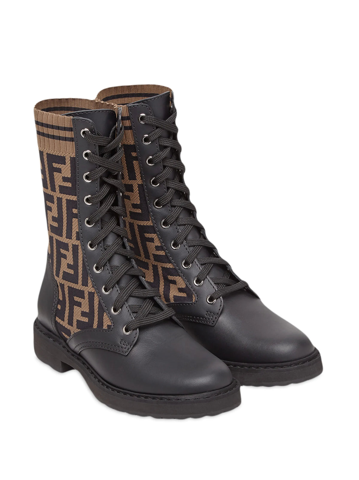 Fendi - Rockoko FF Combat Boots