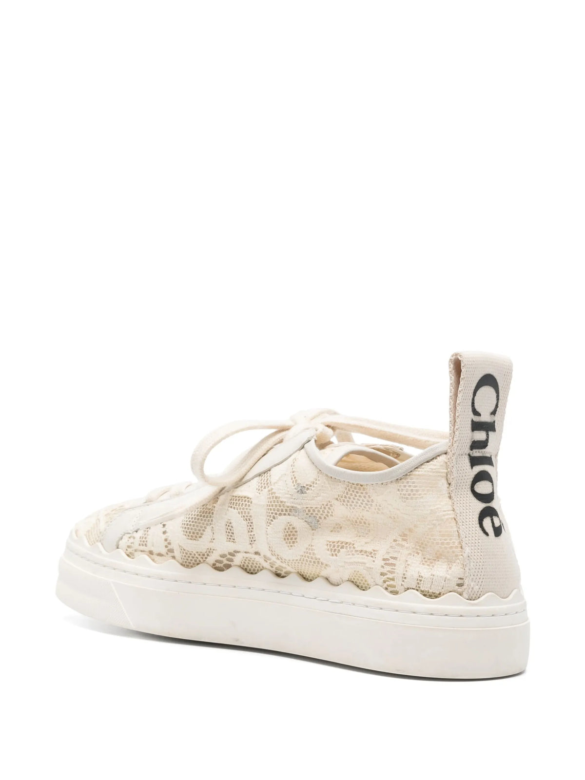Chloé - Lauren Lace-detail Sneakers