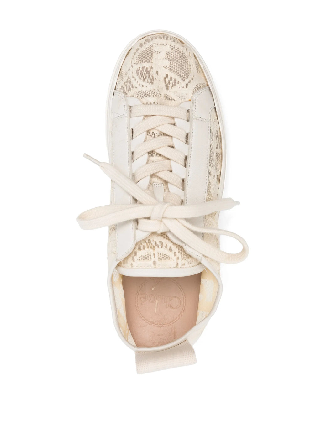 Chloé - Lauren Lace-detail Sneakers