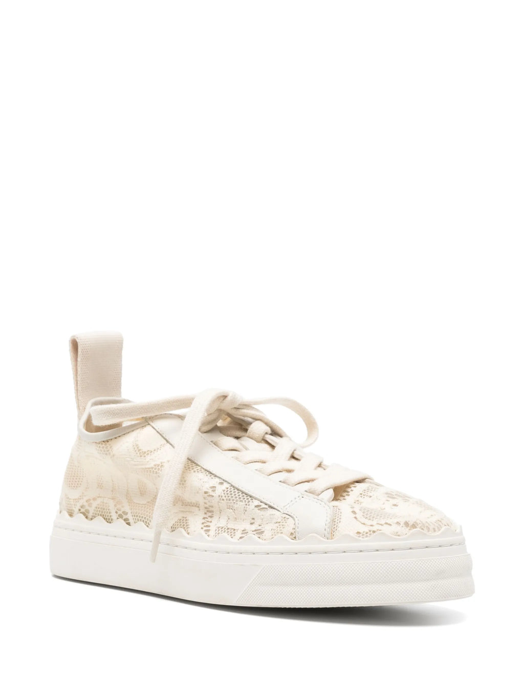 Chloé - Lauren Lace-detail Sneakers