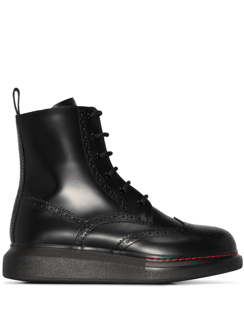 Alexander McQueen - Lace-up Combat Boots