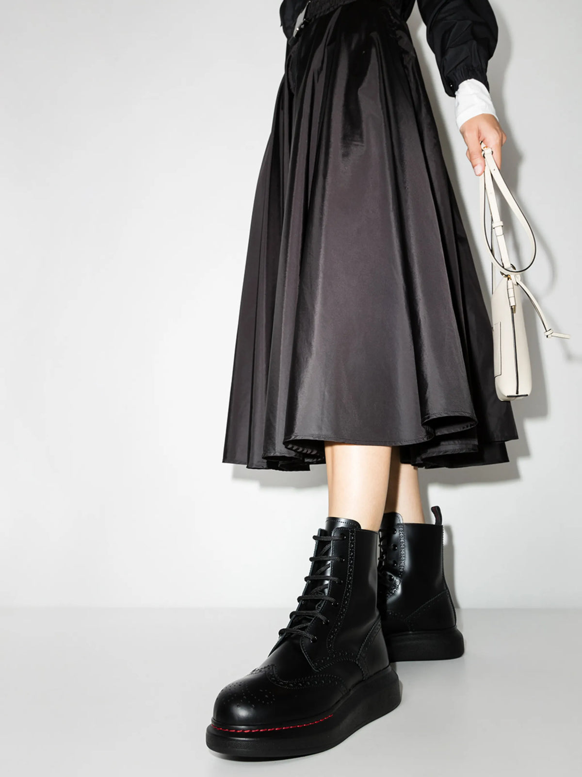 Alexander McQueen - Lace-up Combat Boots