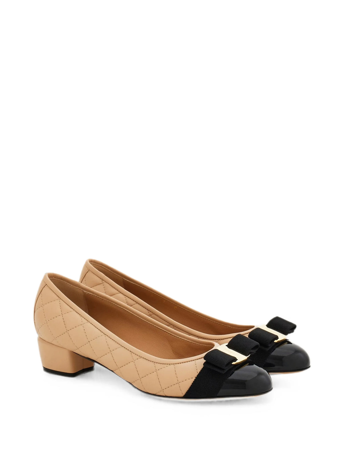 Ferragamo - Quilted Vara Pumps