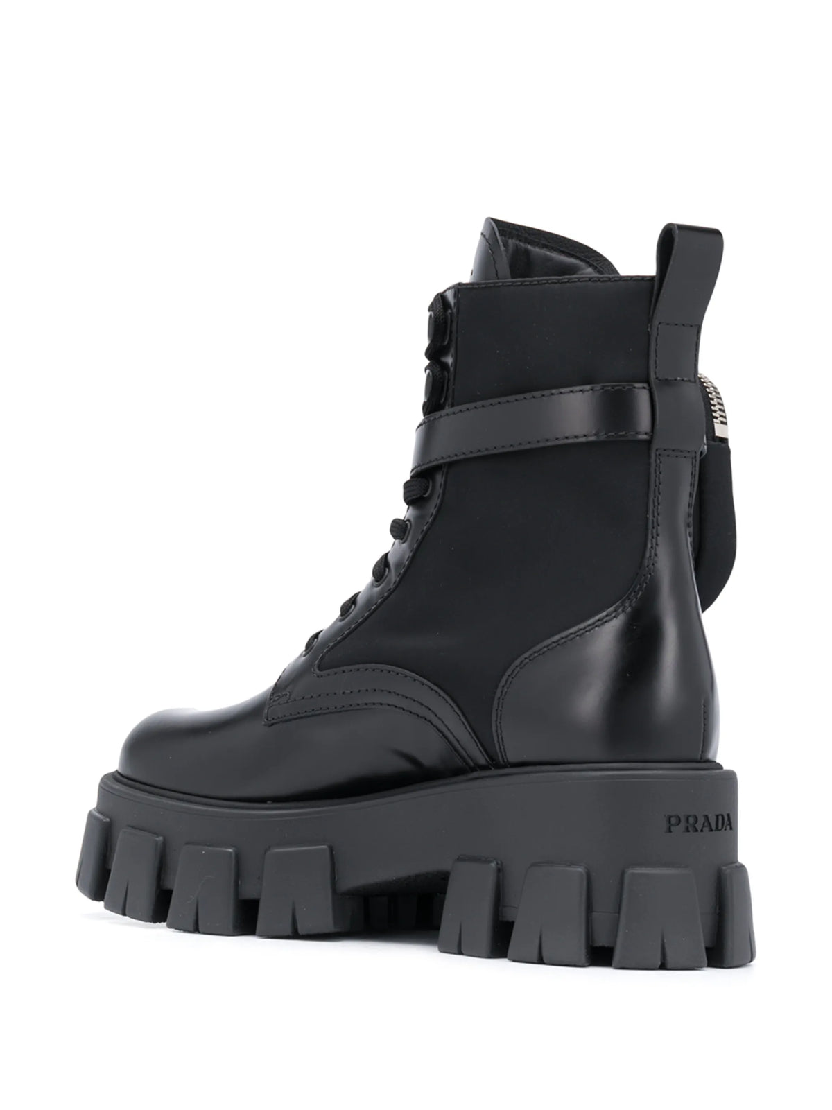 Prada - Belted Combat Boots
