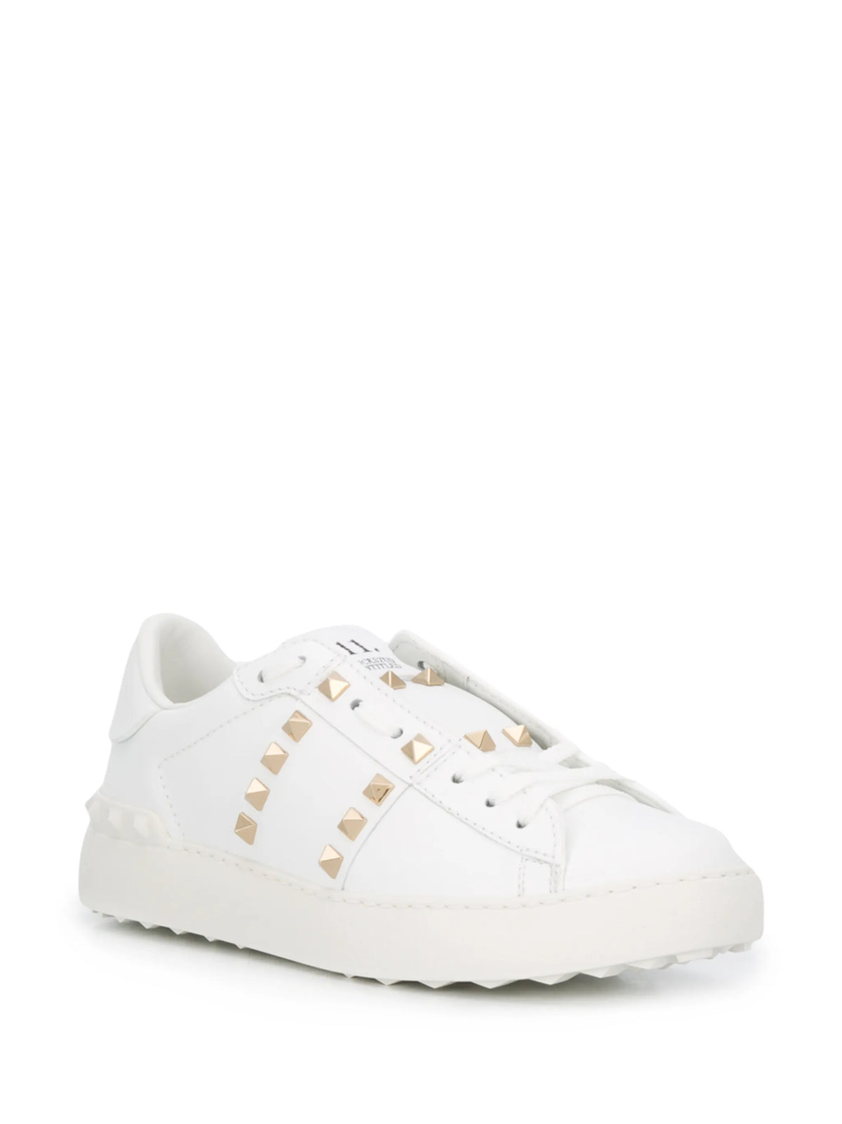 Valentino - Rockstud Stud Leather Sneakers