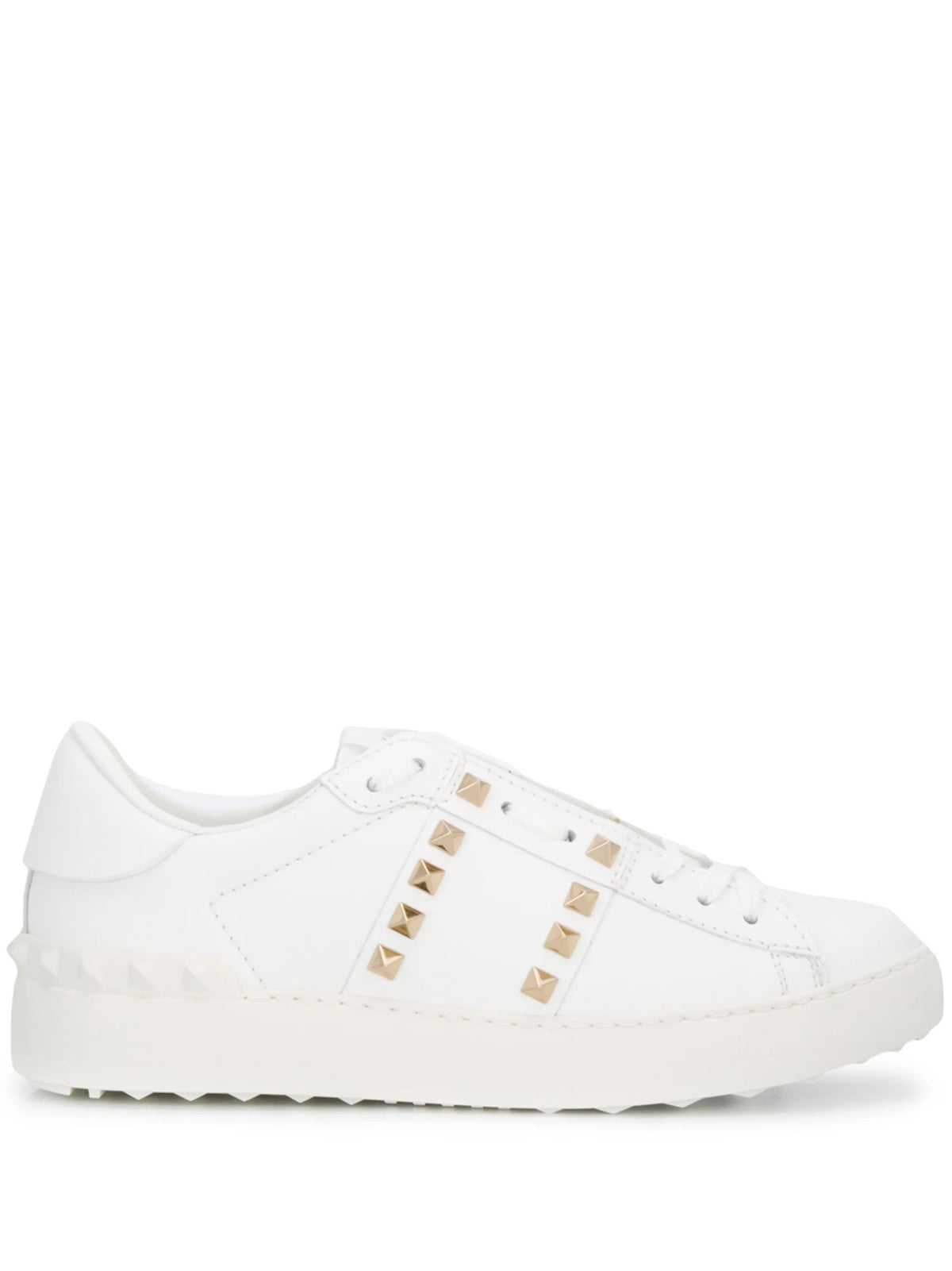 Valentino - Rockstud Stud Leather Sneakers