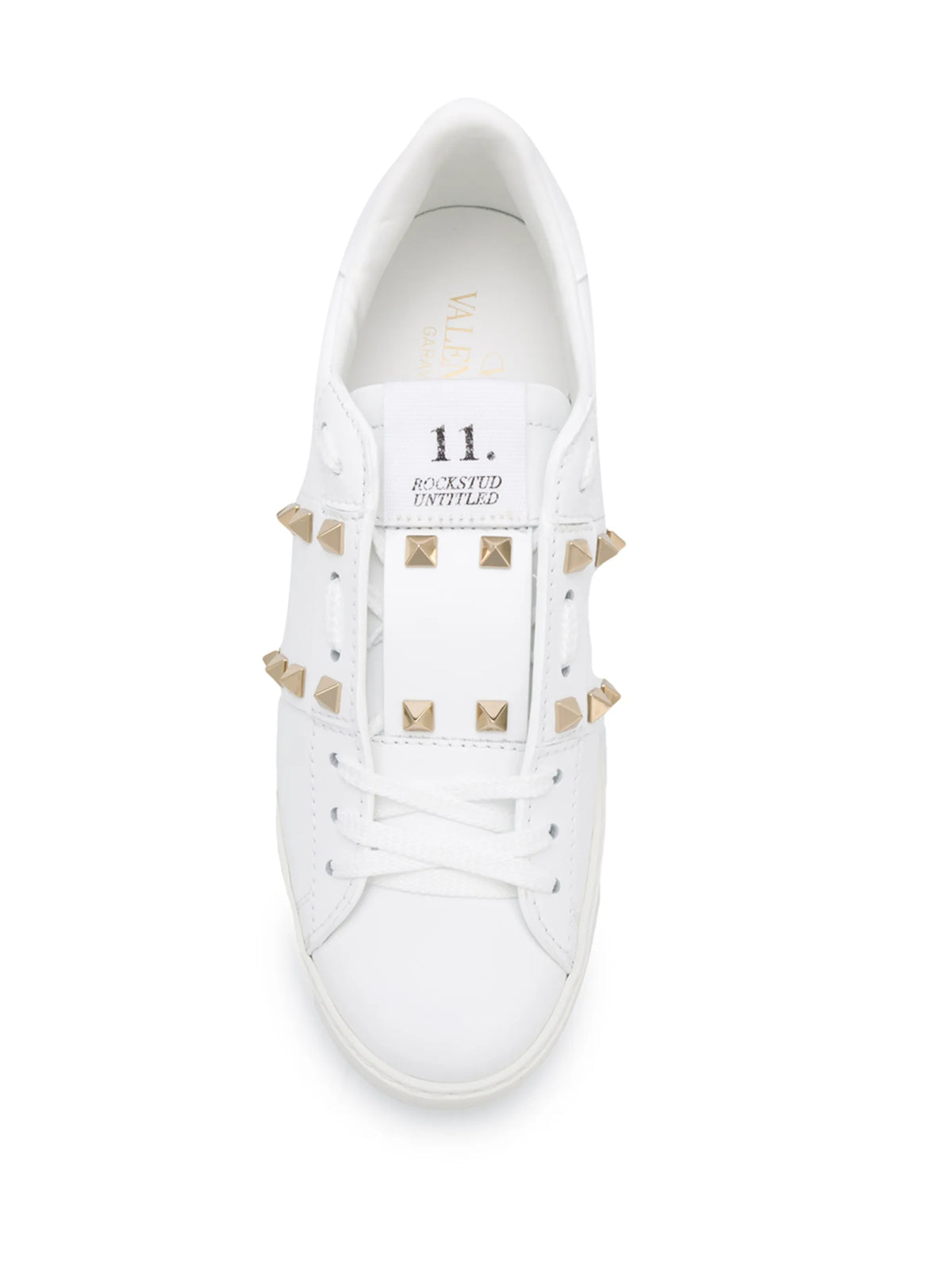 Valentino - Rockstud Stud Leather Sneakers