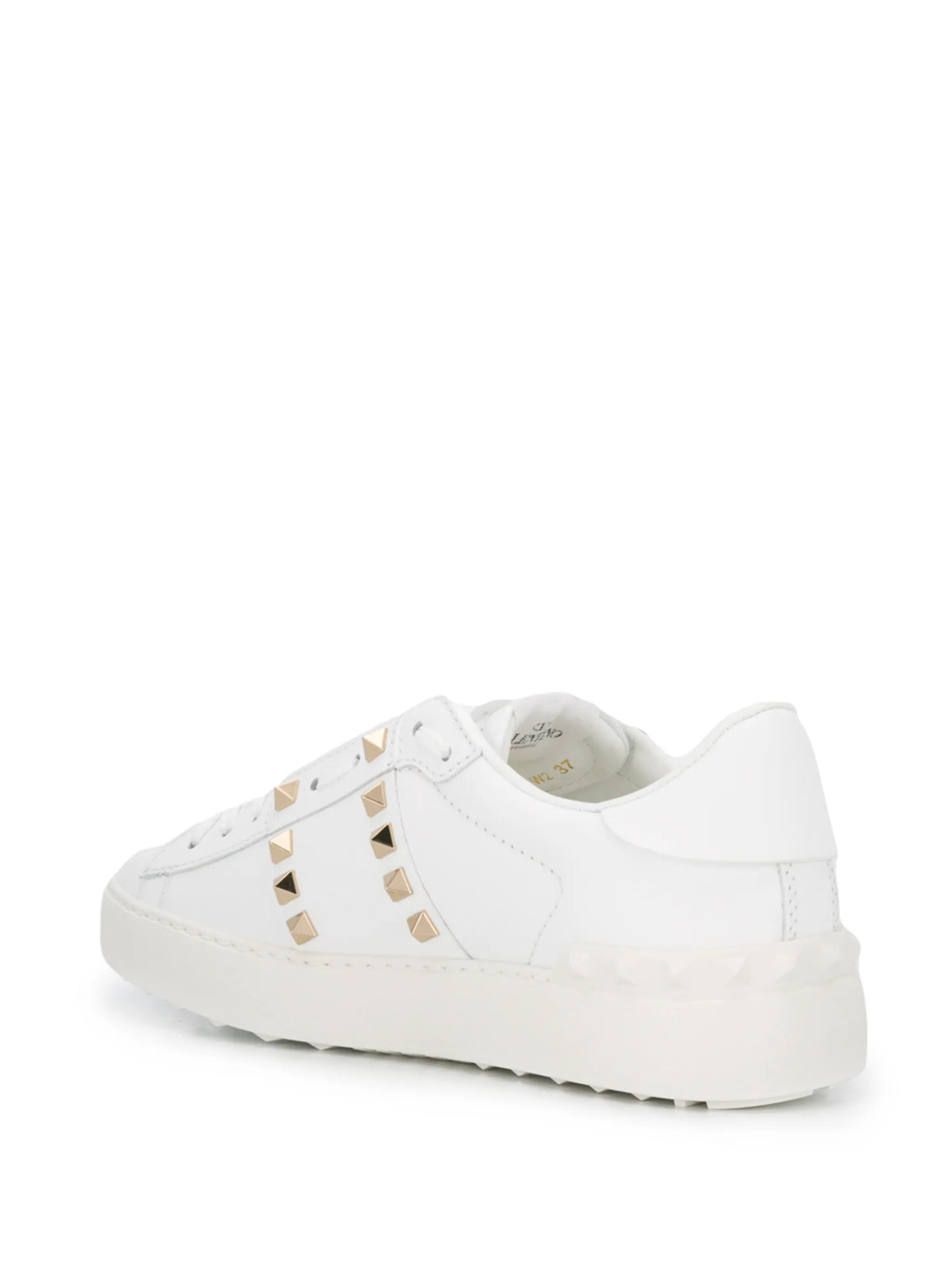 Valentino - Rockstud Stud Leather Sneakers