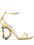 Dolce & Gabbana - Keira Nappa Mordore Heeled Sandals