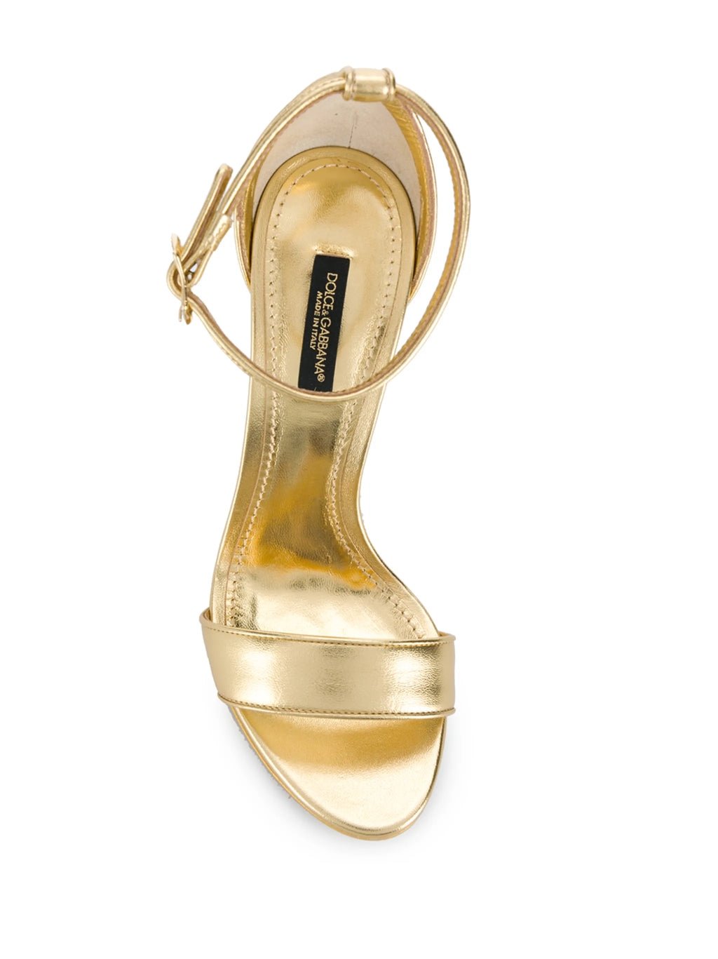 Dolce & Gabbana - Keira Nappa Mordore Heeled Sandals