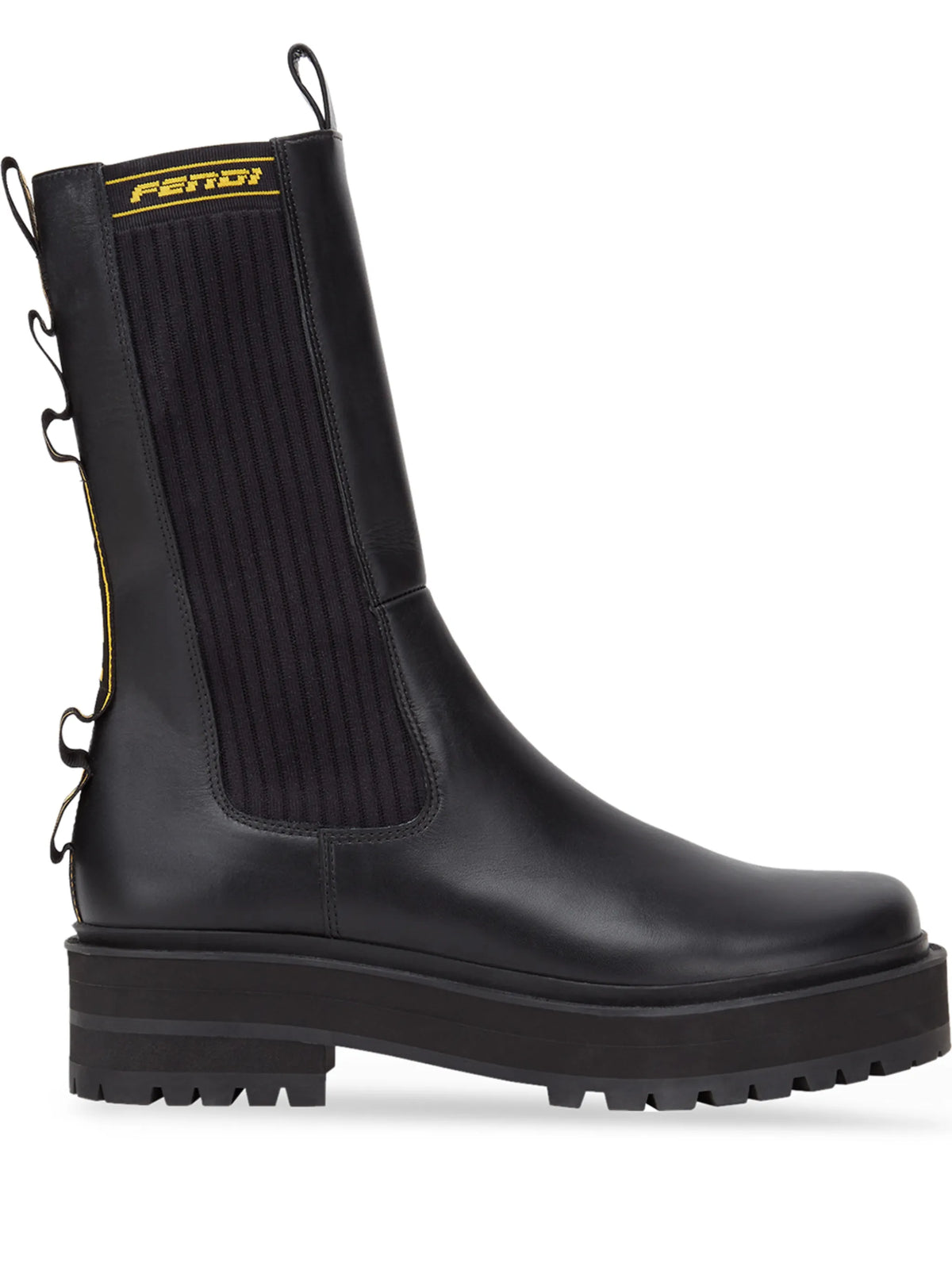 Fendi - Logo-tape Detail Booties