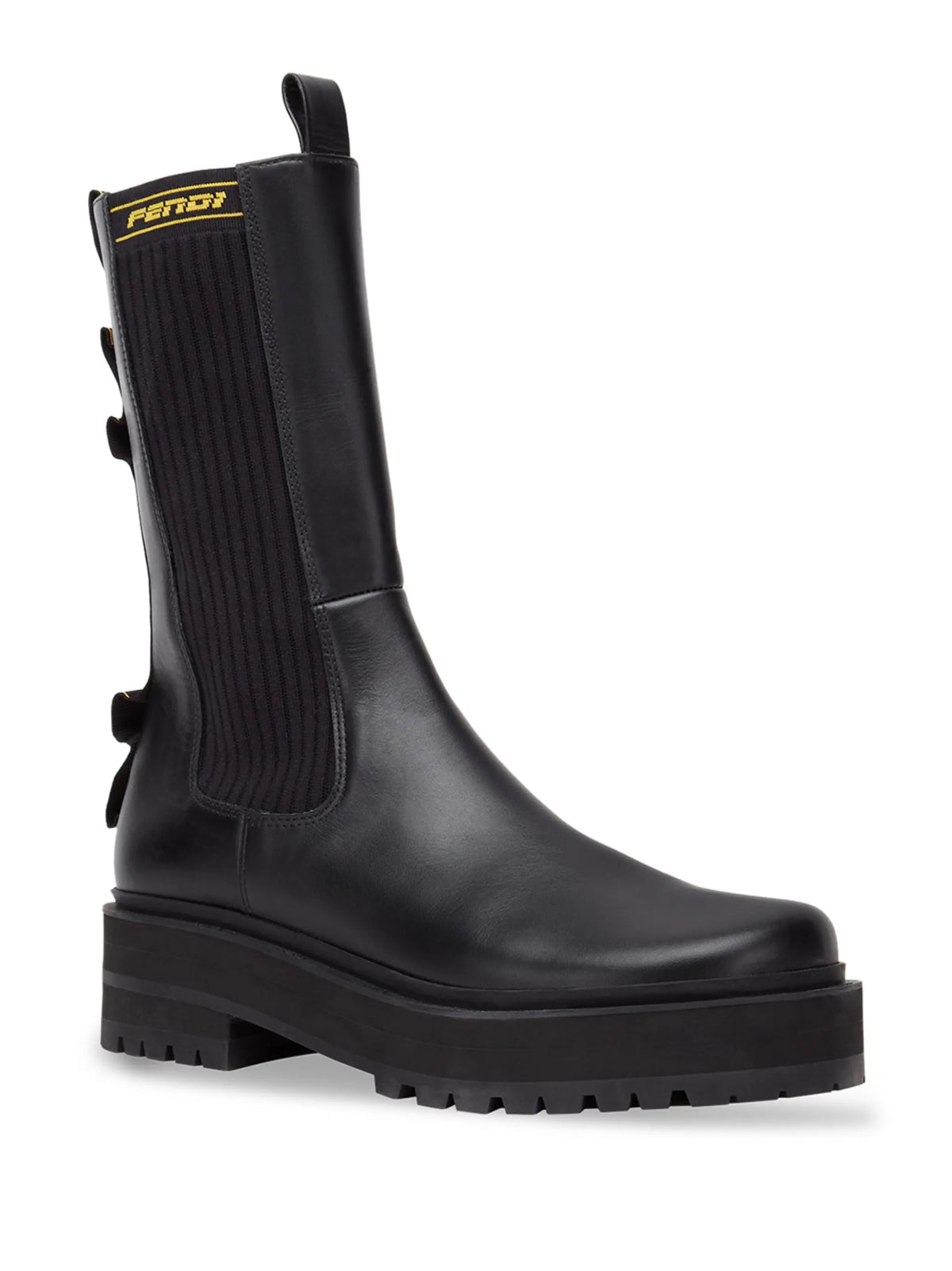 Fendi - Logo-tape Detail Booties