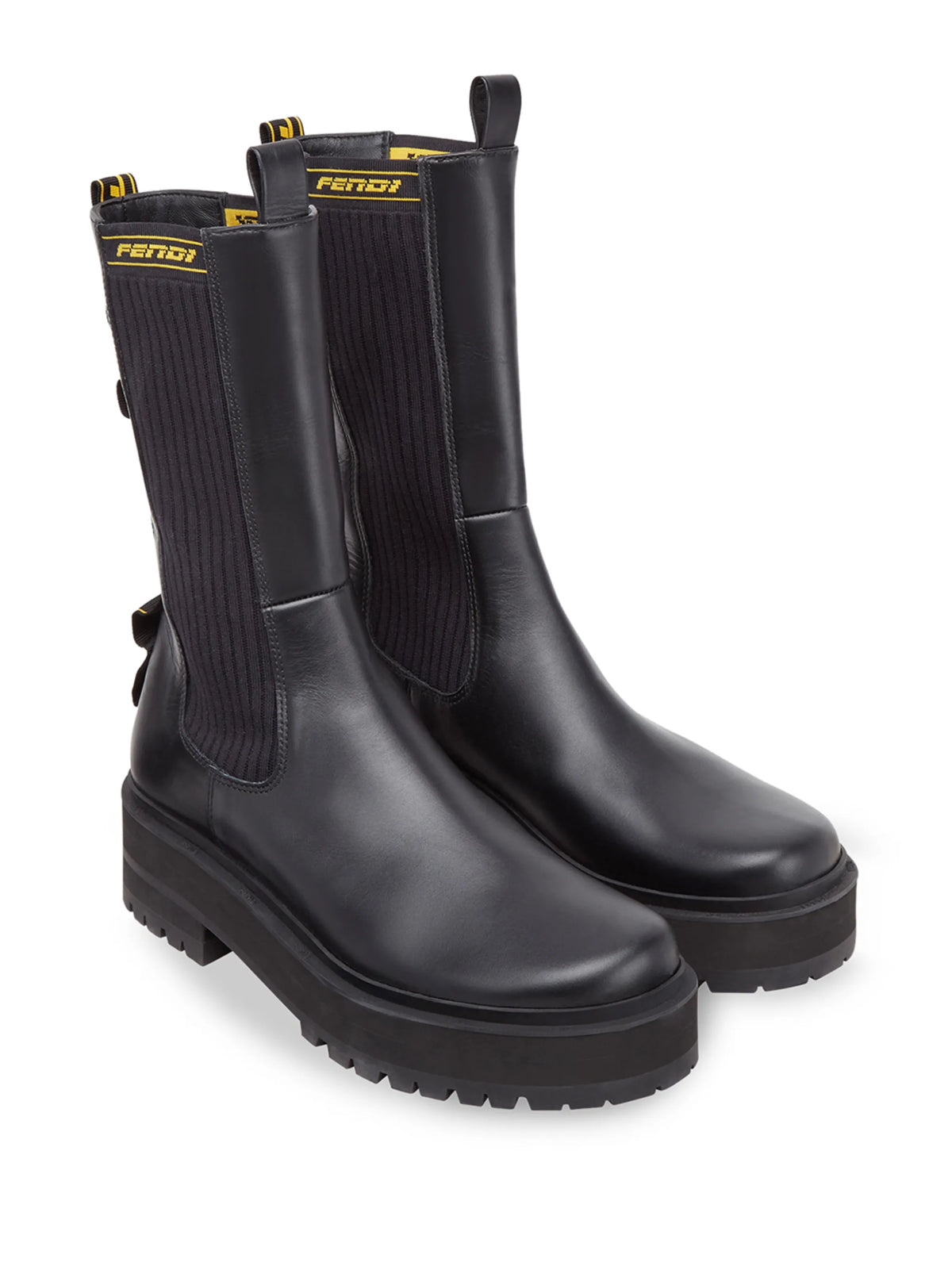 Fendi - Logo-tape Detail Booties