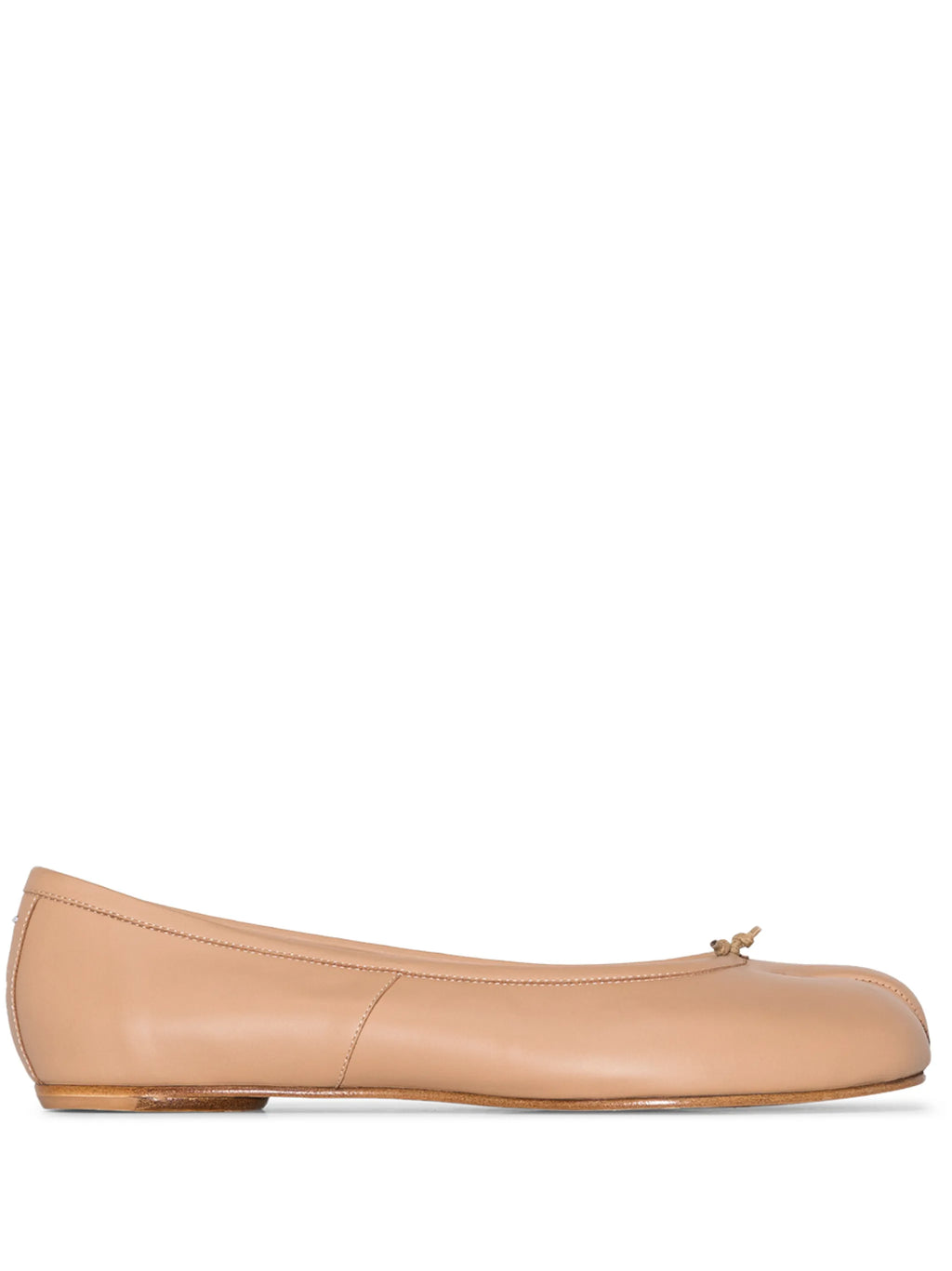 Maison Margiela - Tabi Leather Ballerina Shoes