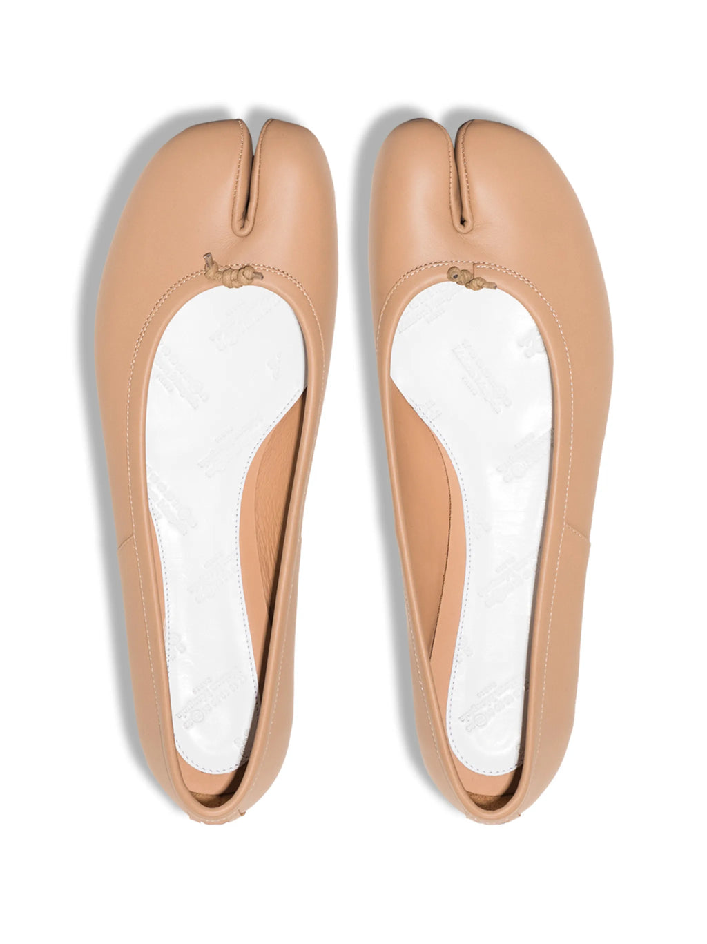 Maison Margiela - Tabi Leather Ballerina Shoes
