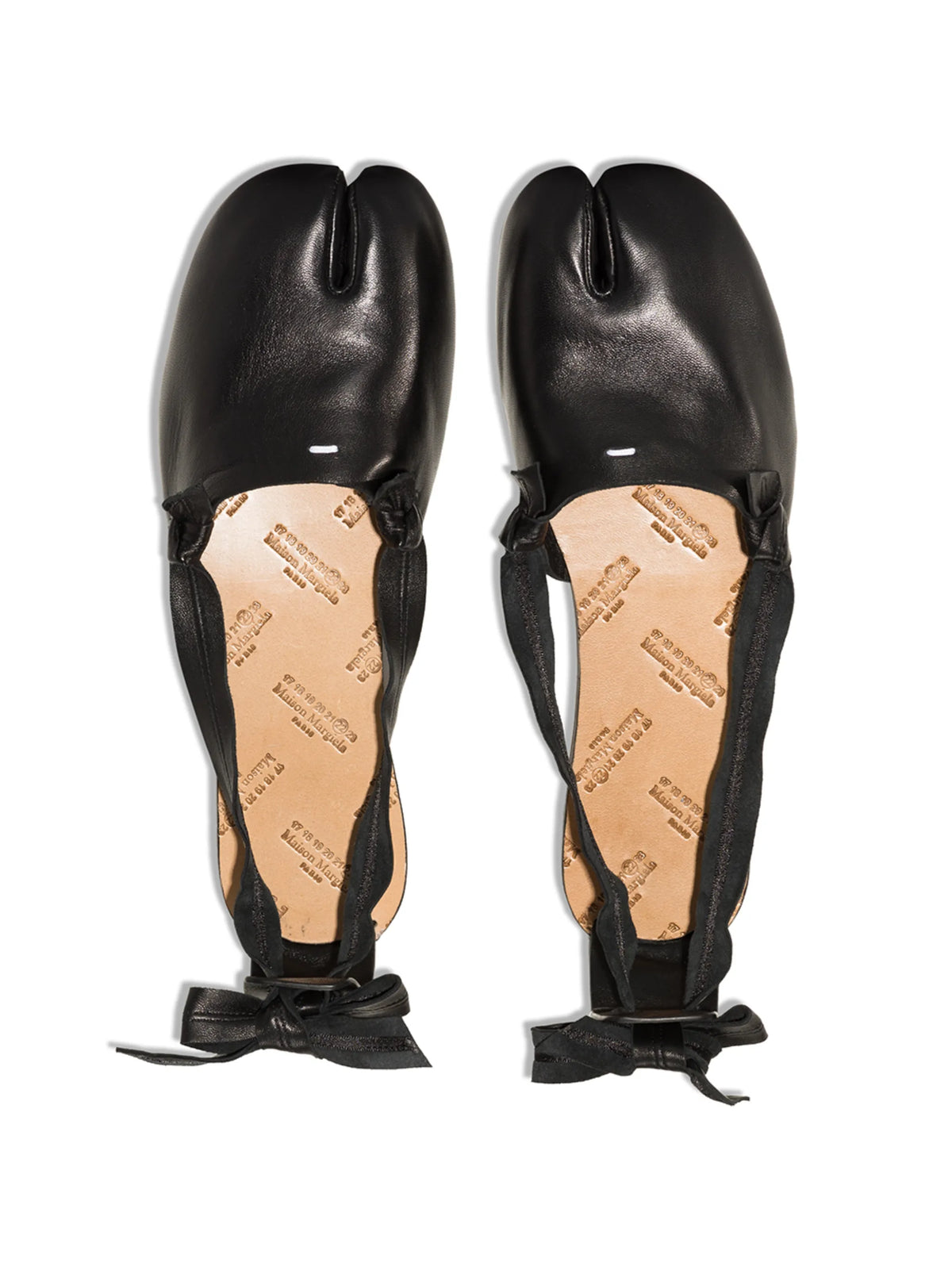 Maison Margiela - Tabi Lace-up Ballerina Shoes