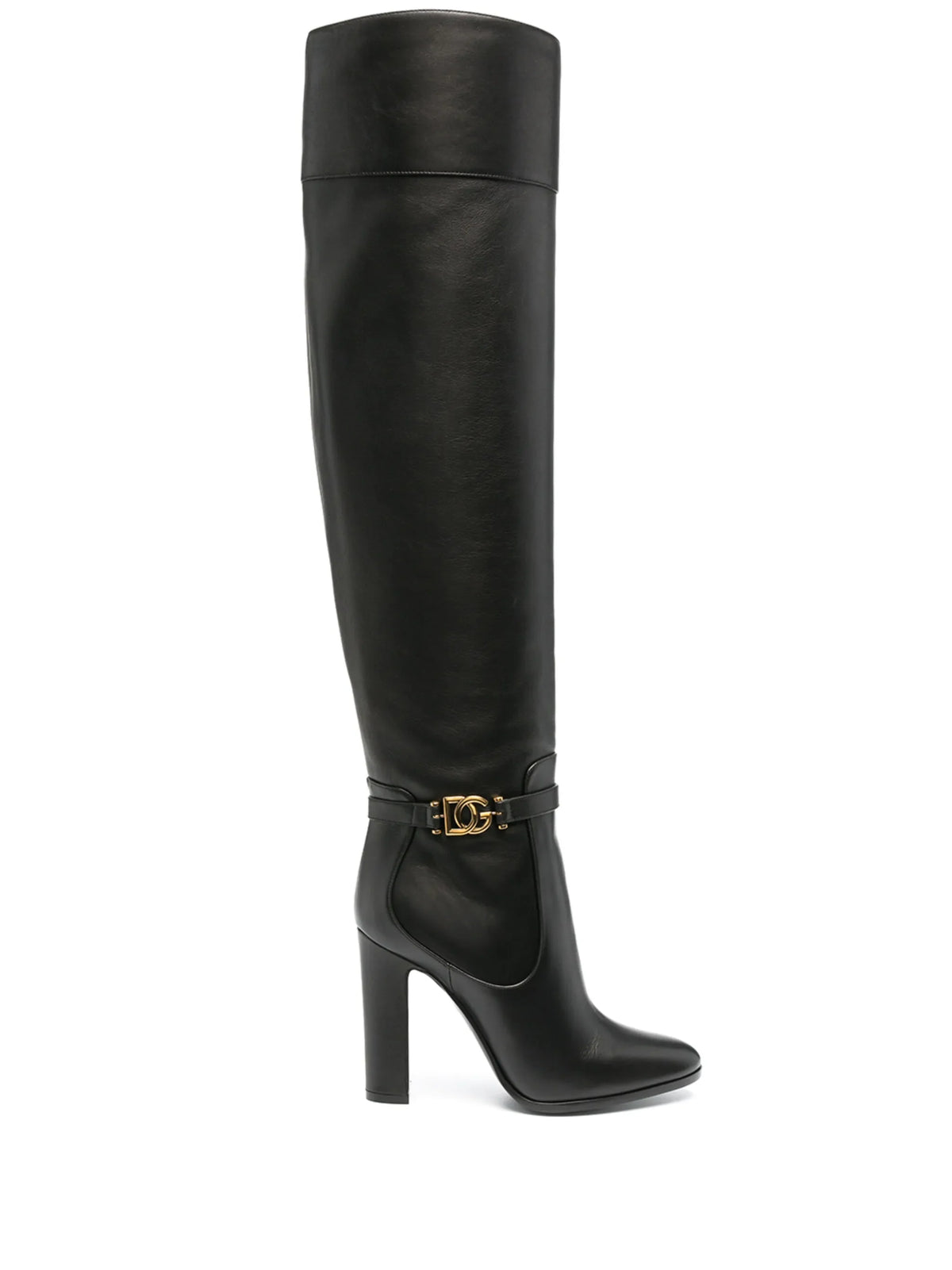 Dolce & Gabbana - DG Buckle Knee-high Boots