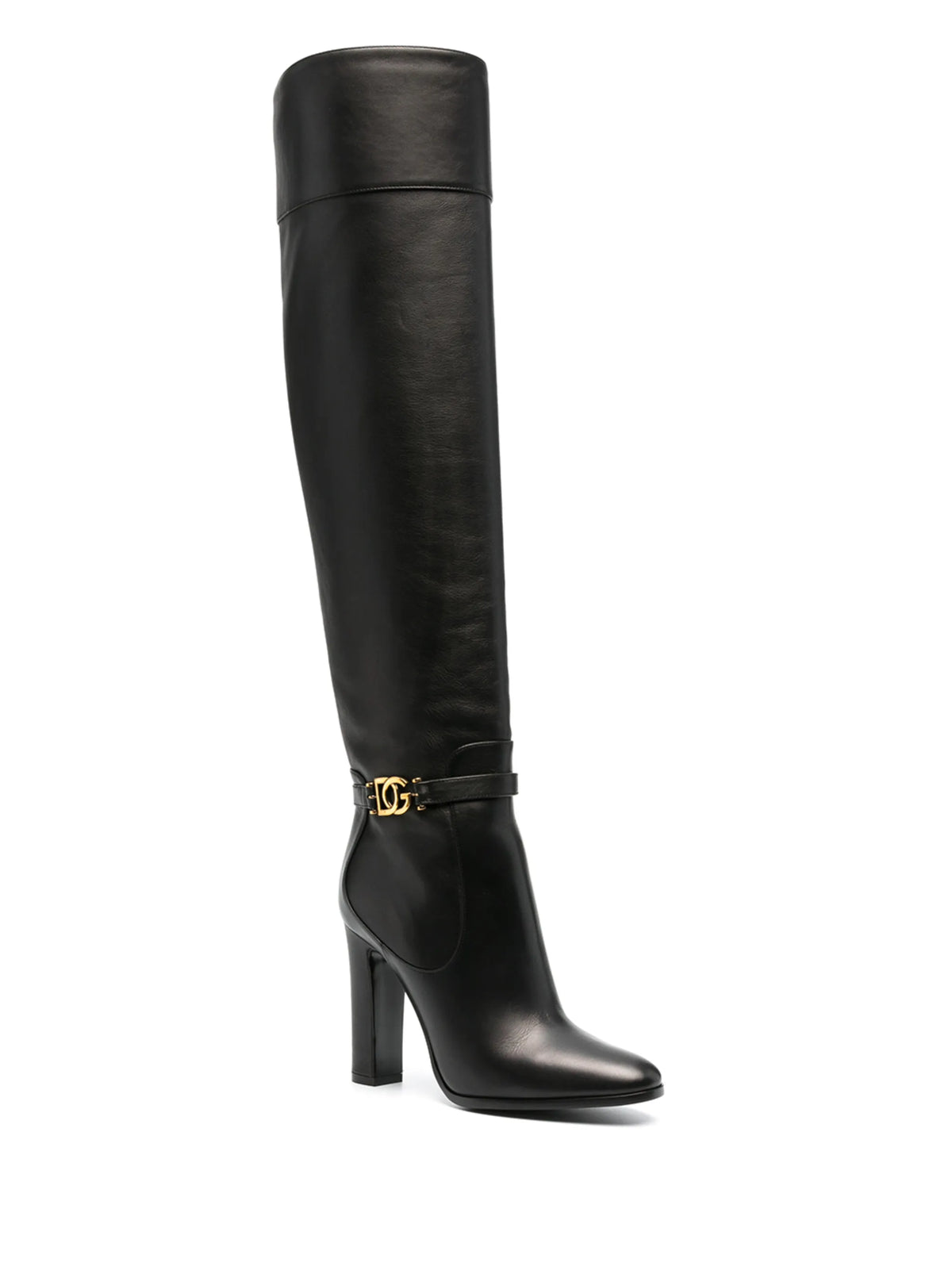 Dolce & Gabbana - DG Buckle Knee-high Boots