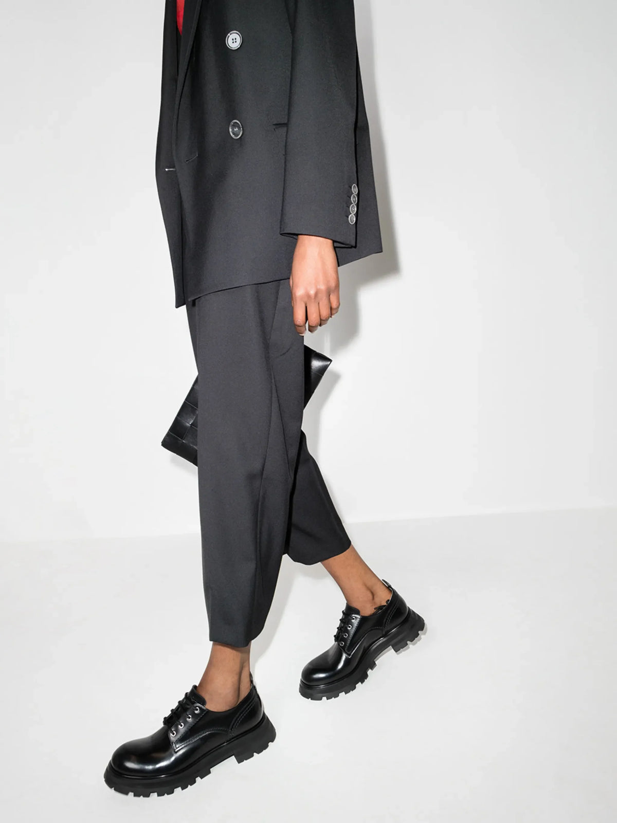 Alexander McQueen - Wander Leather Lace-up Shoes