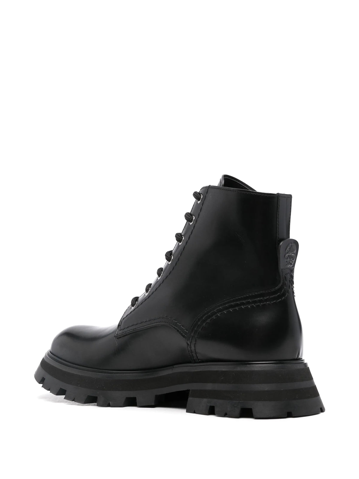 Alexander McQueen - Leather Combat Boots