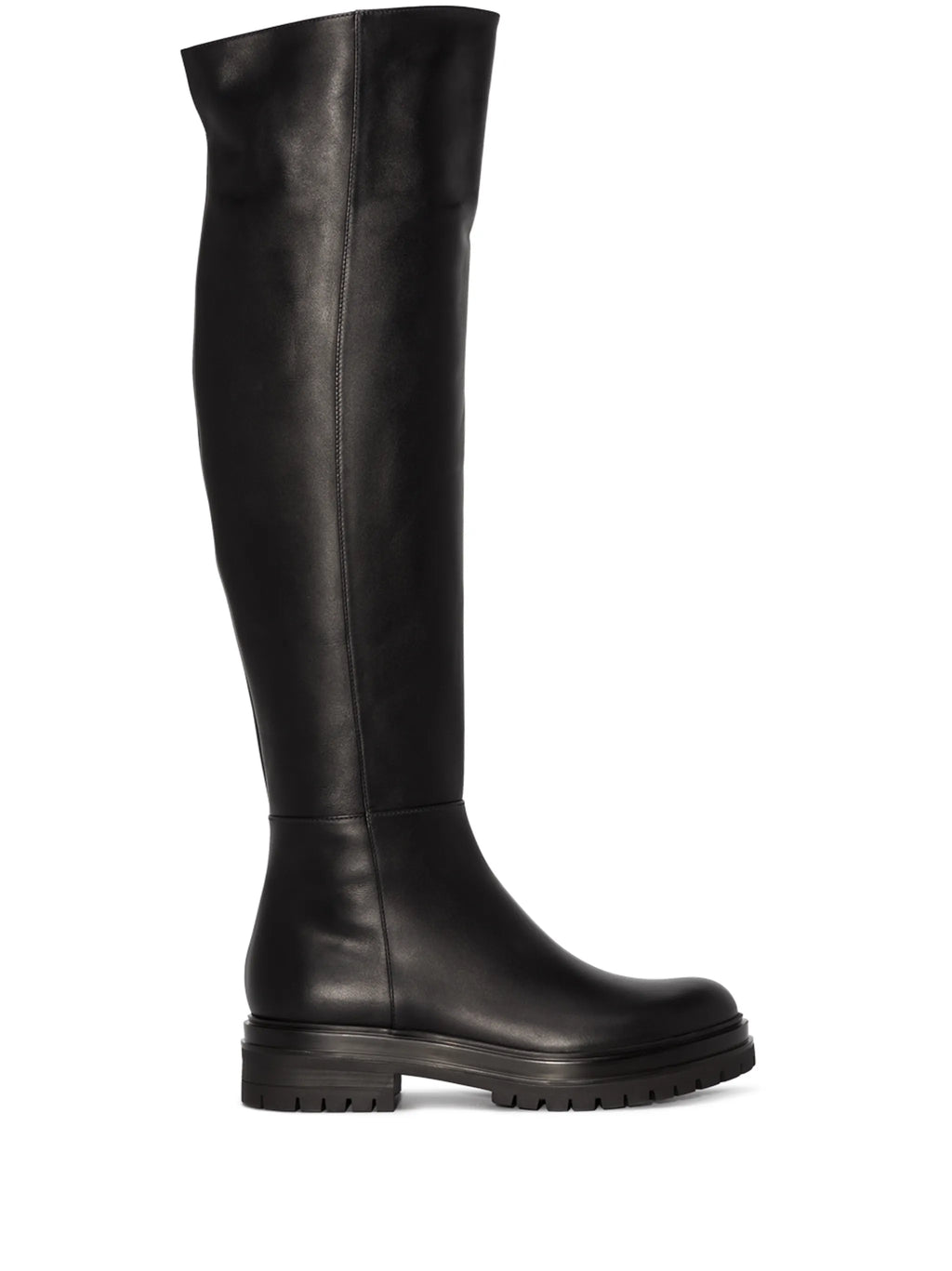 Gianvito Rossi - Quinn Leather Thigh-high Boots