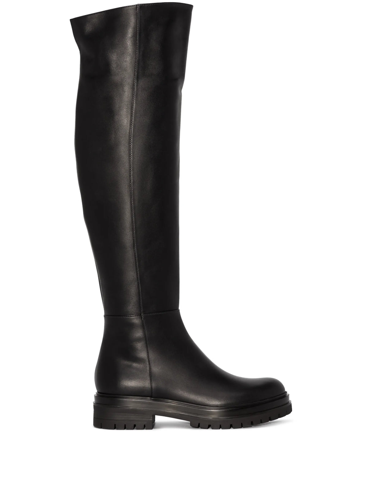 Gianvito Rossi - Quinn Leather Thigh-high Boots